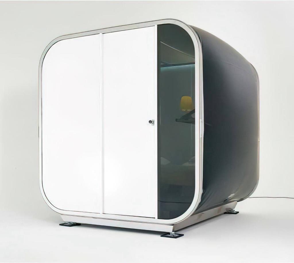 De Snoozy Glamping Pods (2) Aanzicht Snoozy Glamping Pod